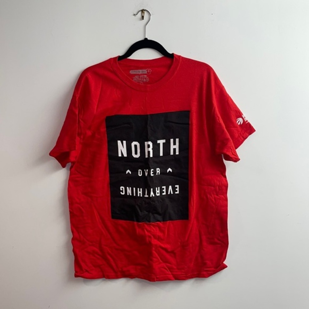 Toronto Raptors 2017 opening night “North over Everything” T Shirt size Large
